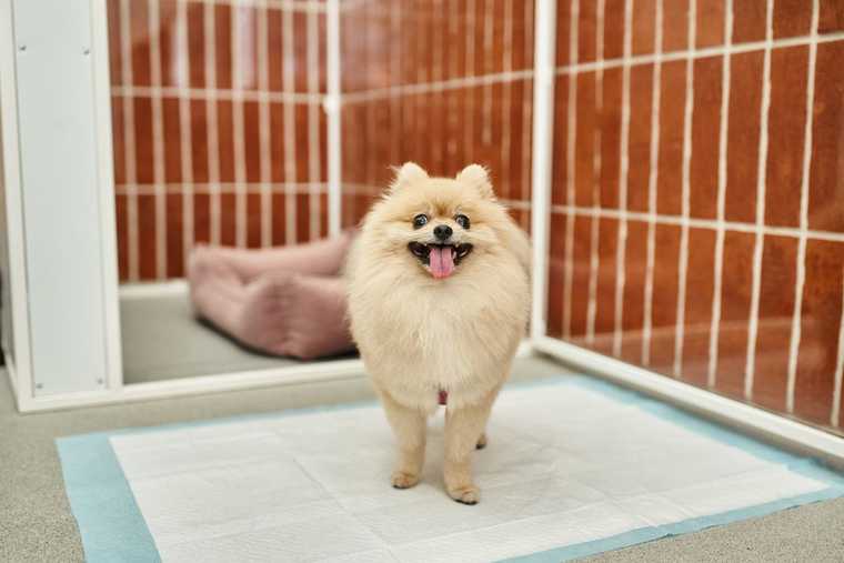 how to potty train a puppy using a crate